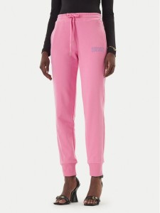 Versace Jeans Couture Spodnie dresowe 80HAAT01 CF01T Różowy Regular Fit