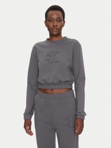 Calvin Klein Jeans Bluza J20J225363 Szary Regular Fit