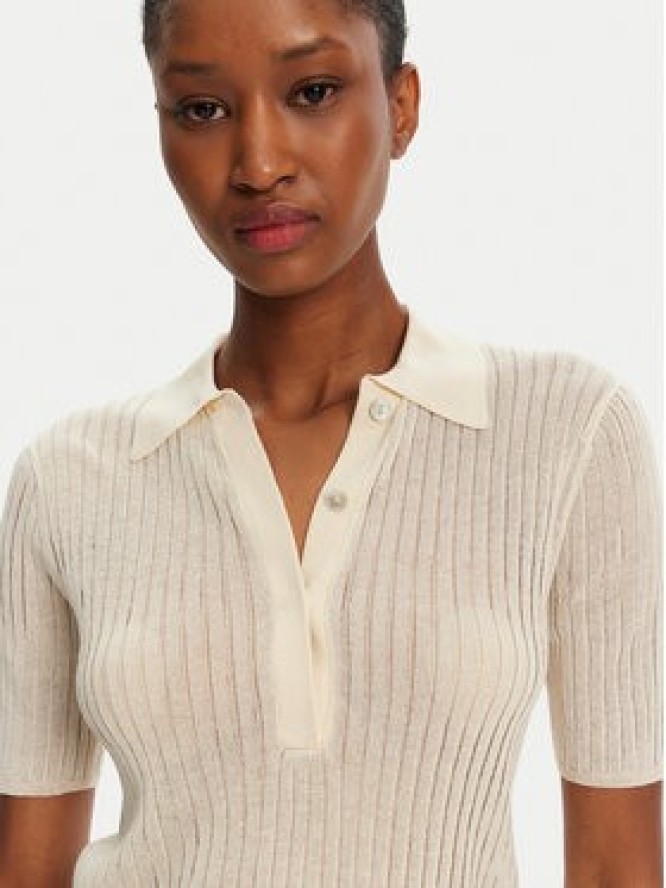 Marella Sweter Torbole 2513361145 Biały Slim Fit