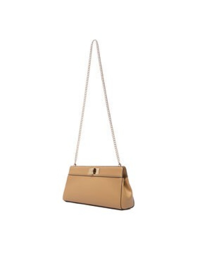 Tommy Hilfiger Torebka Th Modern Clutch AW0AW18727 Brązowy jasny