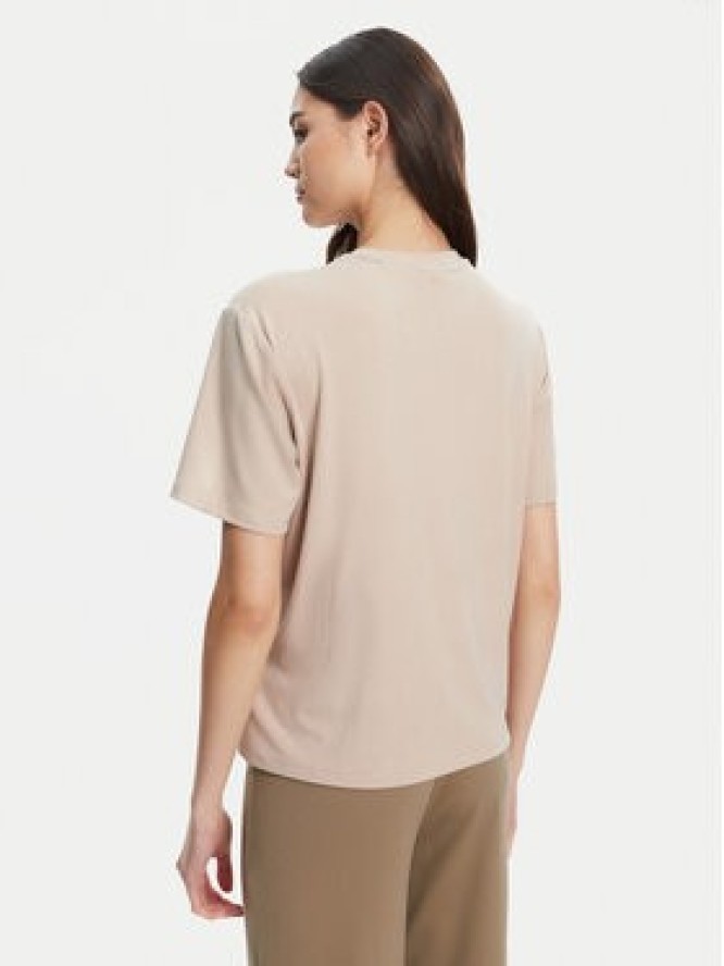Guess T-Shirt V5YI05 KCOA2 Beżowy Regular Fit