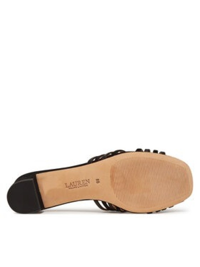 LAUREN RALPH LAUREN Klapki Fay 802961818003 Czarny