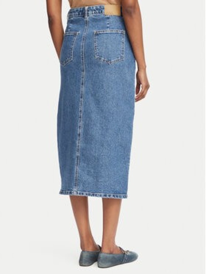 Vero Moda Spódnica jeansowa Veri 10295731 Niebieski Regular Fit