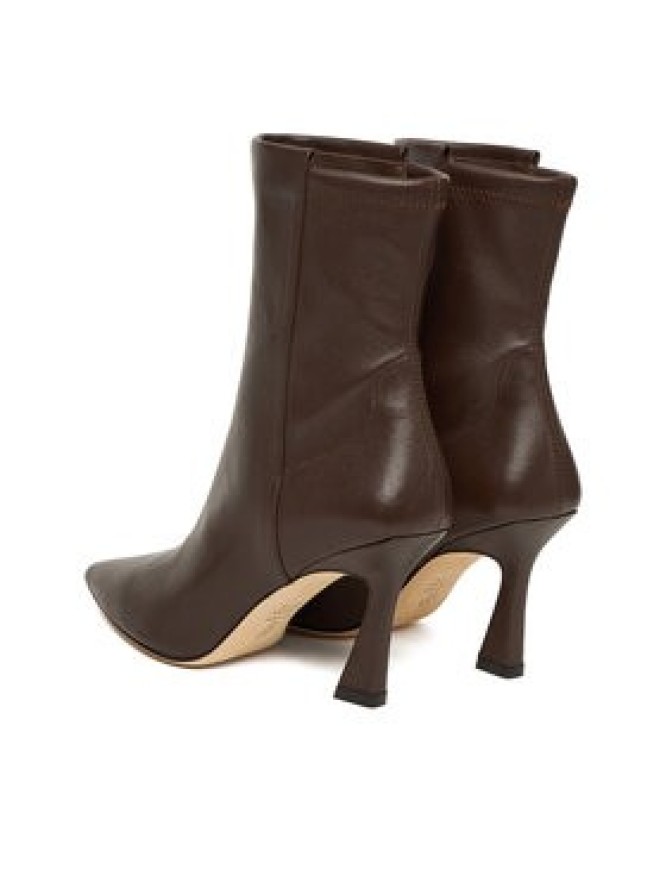 Stuart Weitzman Botki Vinnie SM440 Brązowy