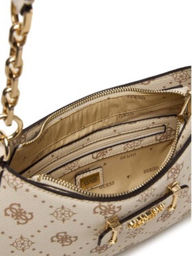 Guess Torebka Carrie Logo HWGP98 98180 Écru