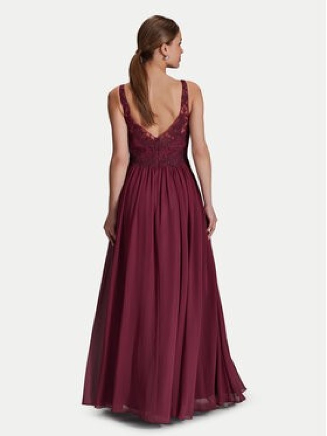 Hey Kyla Sukienka wieczorowa 5AI070HK Bordowy Regular Fit
