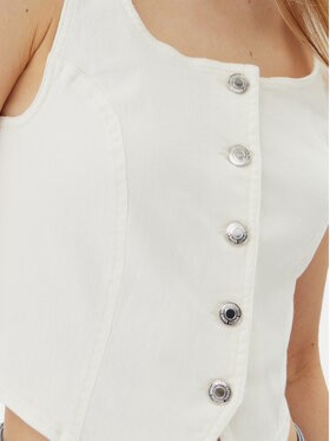 Vero Moda Kamizelka Wild Alinia 10323777 Biały Slim Fit