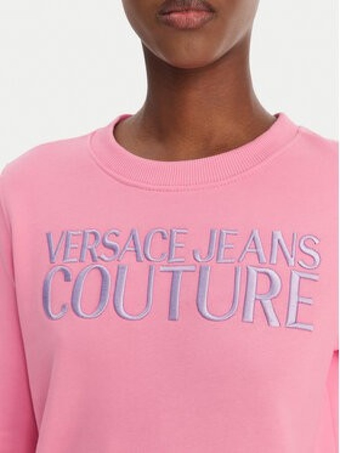 Versace Jeans Couture Bluza 80HAIT01 CF01T Różowy Regular Fit