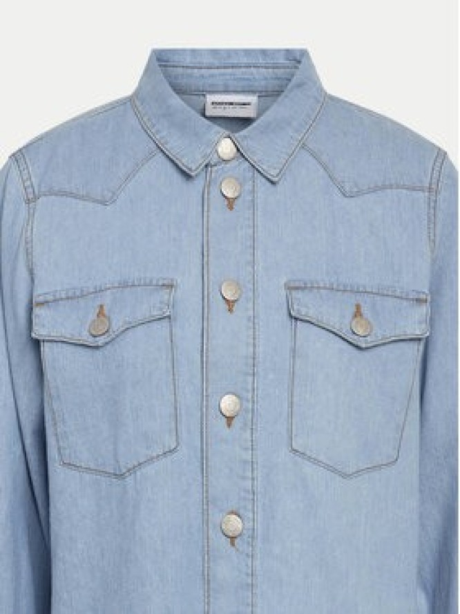 Noisy May Koszula jeansowa Selvi 27033010 Błękitny Regular Fit