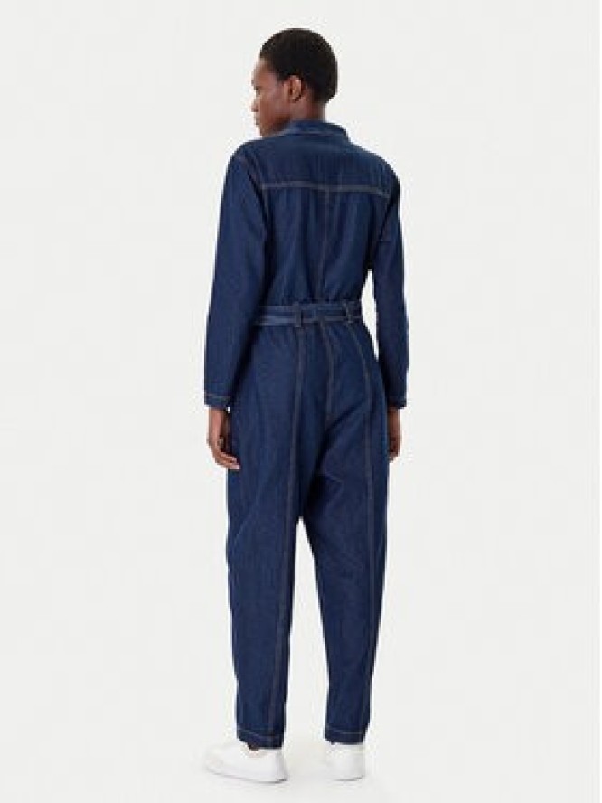 French Connection Kombinezon 7UZAC Granatowy Regular Fit