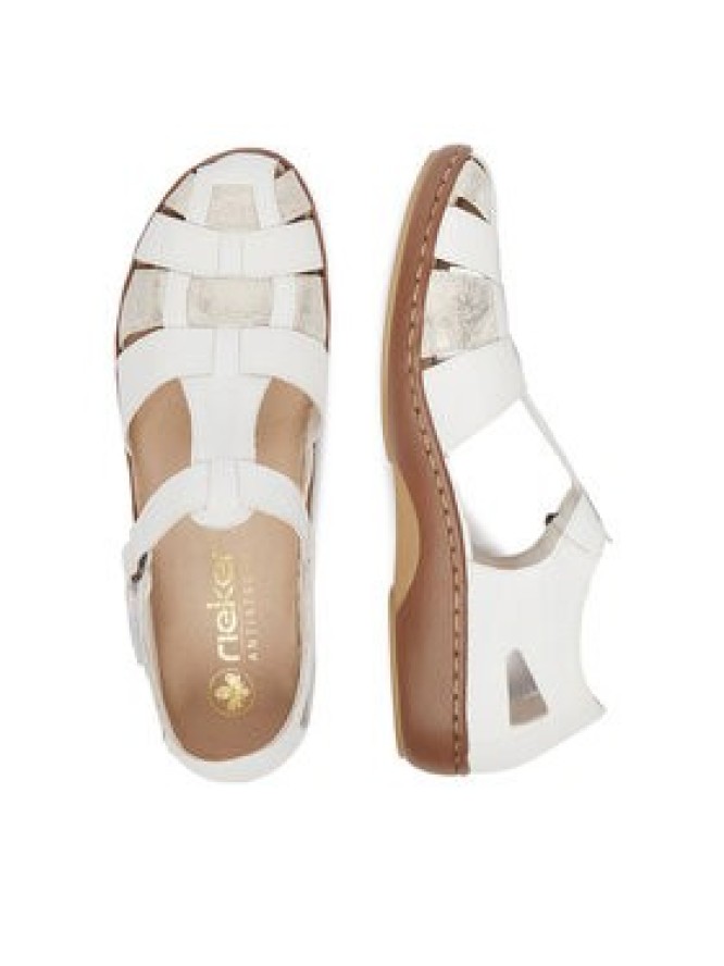 Rieker Sandały CEO-45869-81 Biały