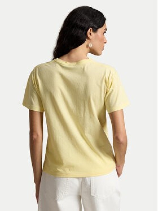 Polo Ralph Lauren T-Shirt 211B17792001 Żółty jasny Regular Fit