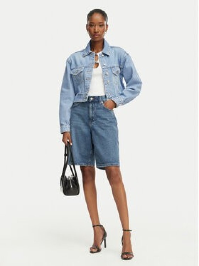 HUGO Kurtka jeansowa Galatea 50557043 Niebieski jasny Regular Fit