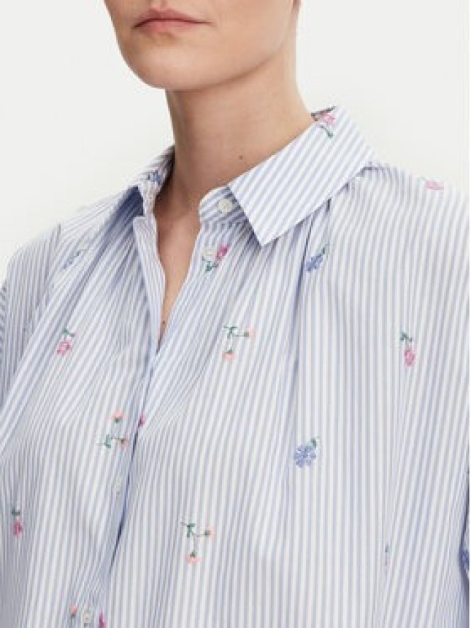 Weekend Max Mara Koszula Gilly 2515111132 Błękitny Relaxed Fit