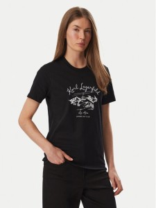 KARL LAGERFELD T-Shirt Apres B4W17039 Czarny Regular Fit