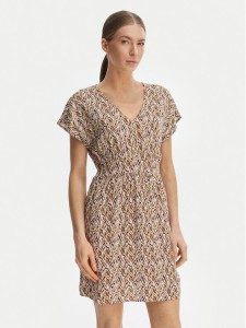 ONLY Sukienka letnia Nova 15342707 Beżowy ciemny Regular Fit