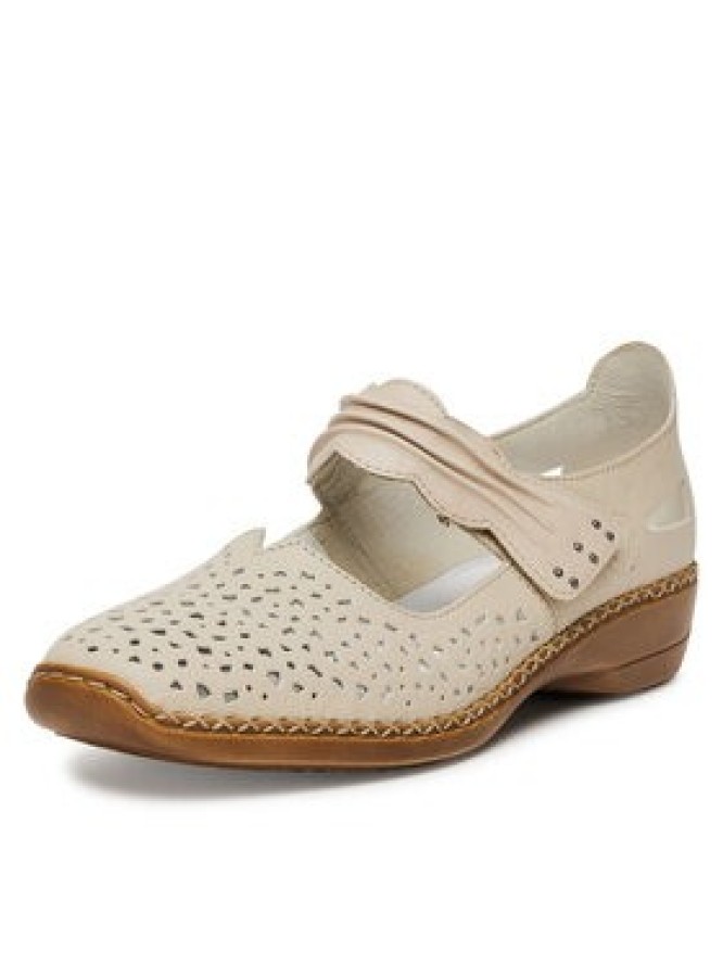 Rieker Półbuty 41399-60 Beżowy