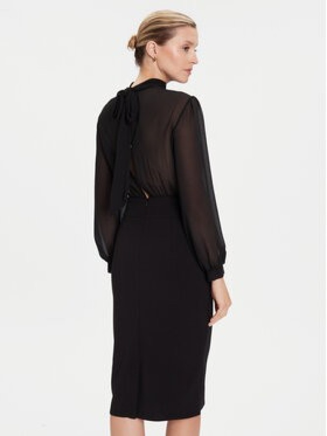 Rinascimento Sukienka koktajlowa CFC0126210003 Czarny Slim Fit