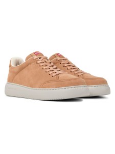 Camper Skórzane sneakersy "Runner K21" w kolorze jasnobrązowym rozmiar: 37