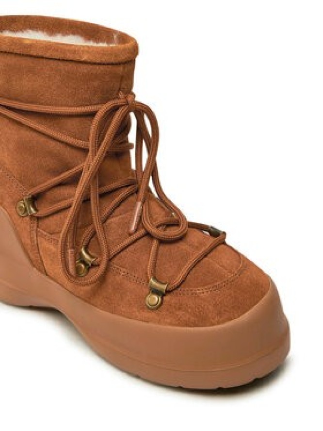 Moon Boot Śniegowce Luna Boot Suede 80D2480030 Brązowy