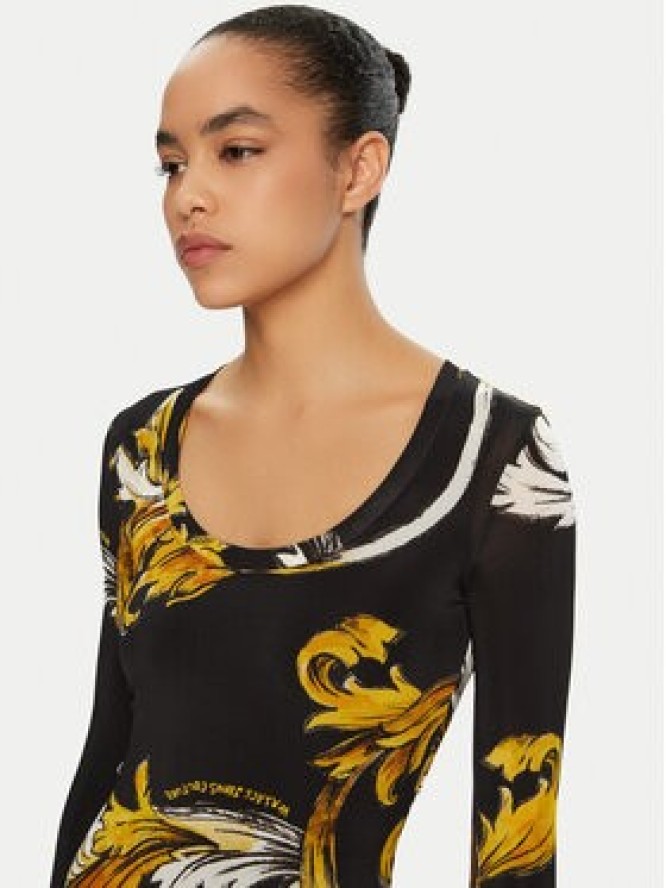 Versace Jeans Couture Sukienka codzienna 78HAO920 JS471 Czarny Regular Fit