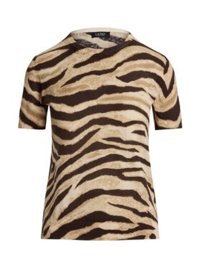 LAUREN RALPH LAUREN Bluzka 200971372001 Beżowy Regular Fit