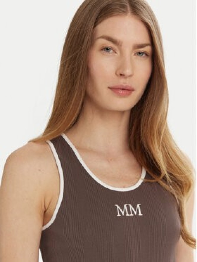 Max Mara Leisure Top Sax 2516941027 Brązowy Slim Fit