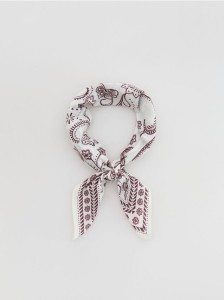 Bawełniana apaszka - burgundowy