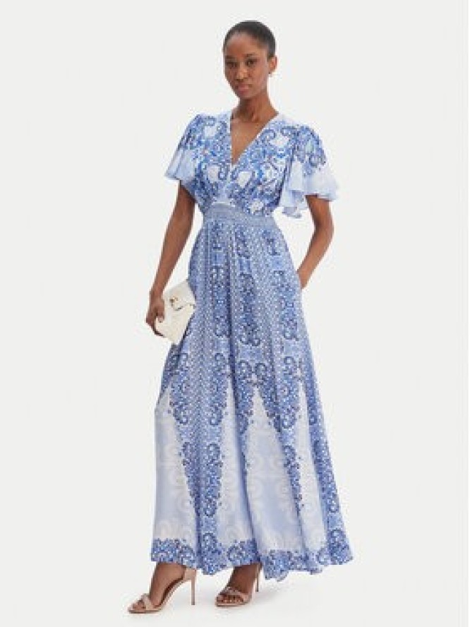 Hale Bob Sukienka letnia Sandra 5YTK664A Niebieski Regular Fit