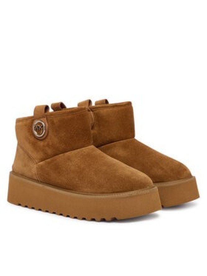 PINKO Śniegowce Martina 08 SD0575P002 Brązowy jasny