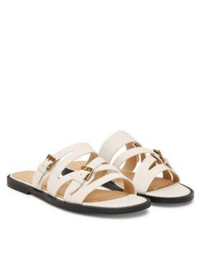 Guess Klapki FLJGRY LEA03 Biały