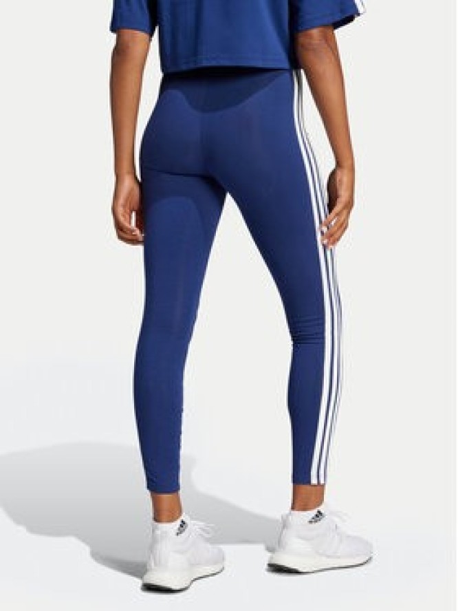 adidas Legginsy Essentials 3-Stripes JE0067 Granatowy Slim Fit