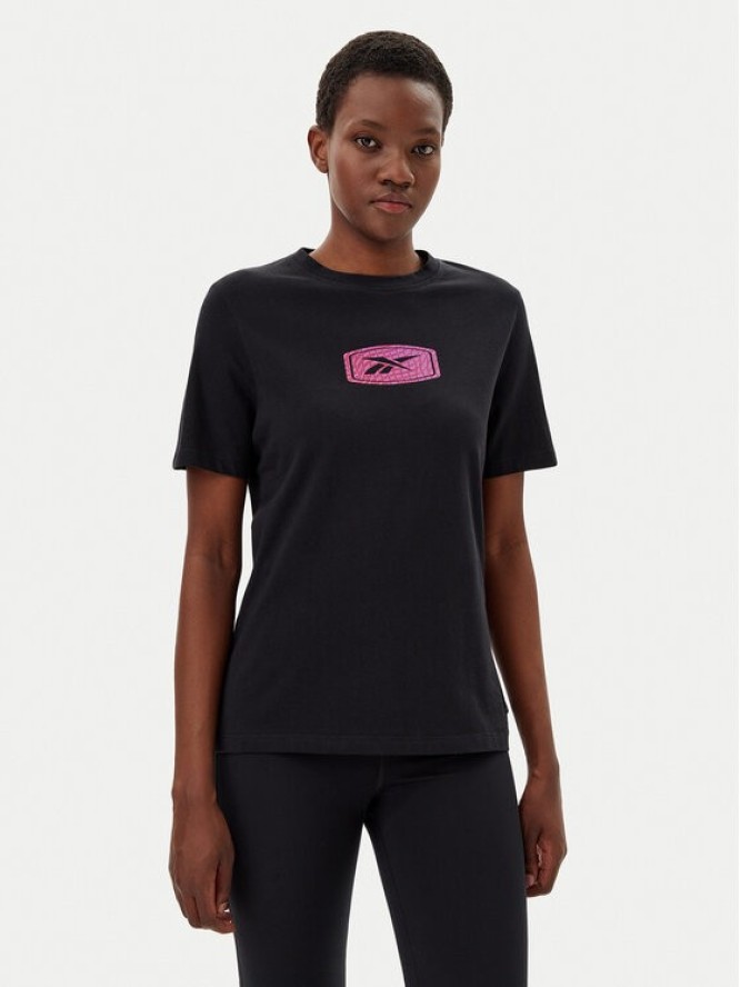 Reebok T-Shirt 100218927 139-18-00 Czarny Regular Fit