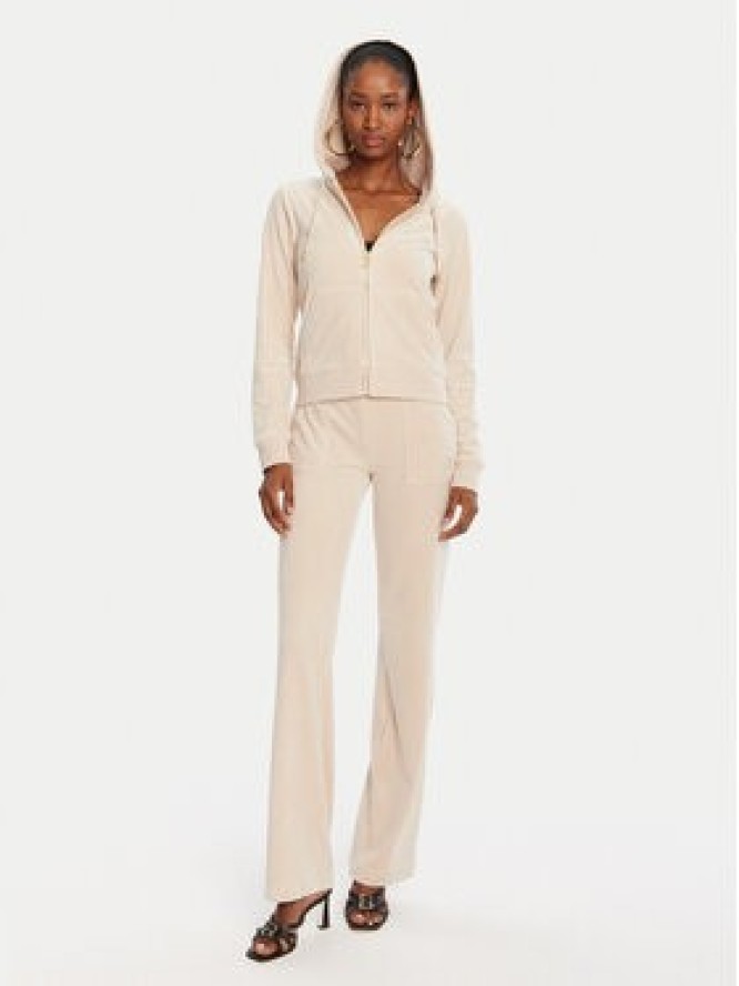 Juicy Couture Spodnie dresowe Del Ray JCAP180G Beżowy Regular Fit