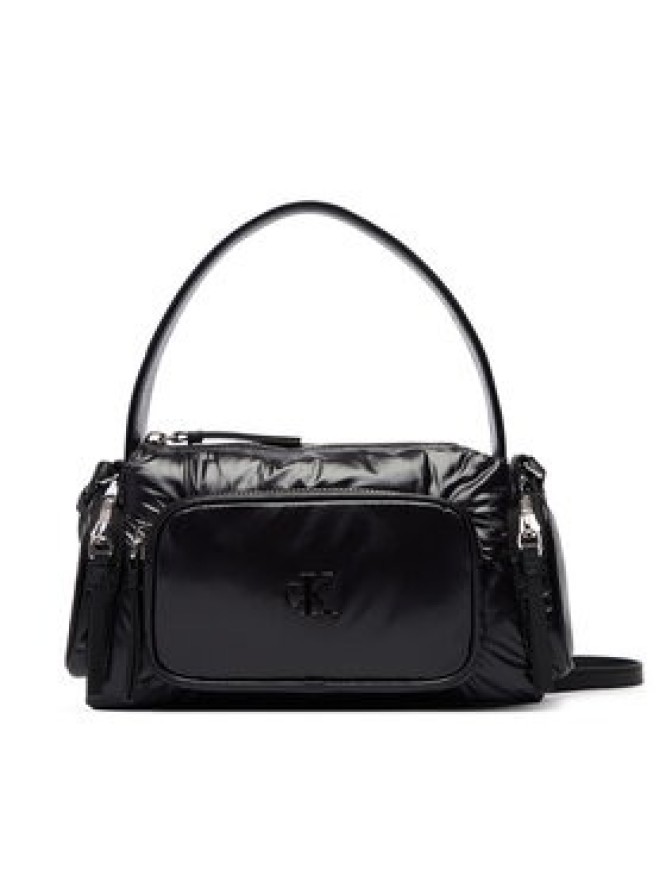 Calvin Klein Torebka Pocket Shiny Nylon Small Bag LV04F3405G Czarny