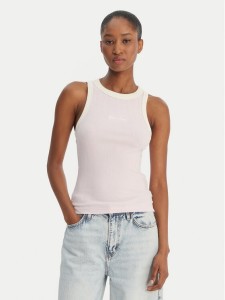 Guess Jeans Top W6GPZ8 KF641 Różowy Slim Fit