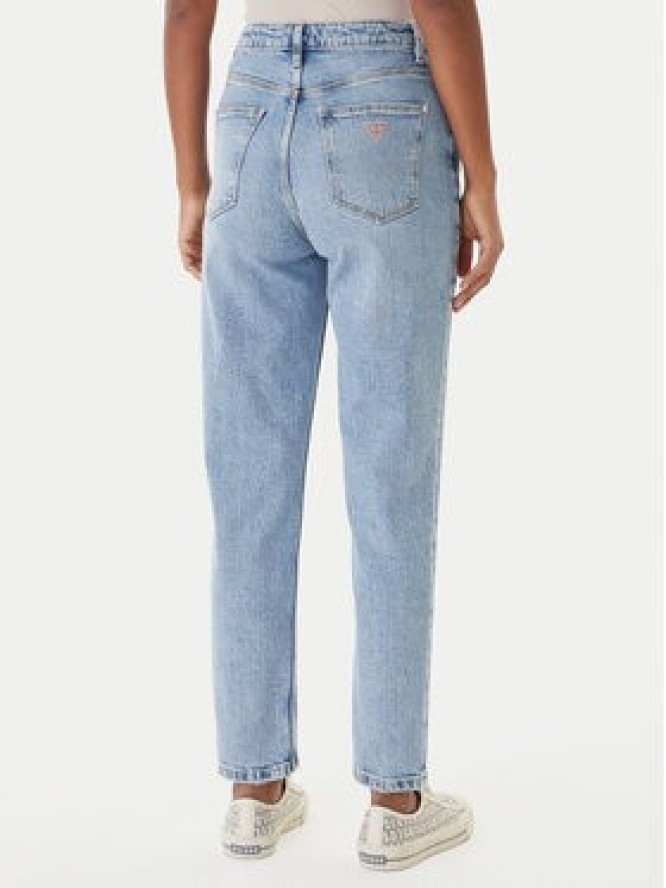 Guess Jeansy W2YA21 D4NH6 Niebieski Mom Fit