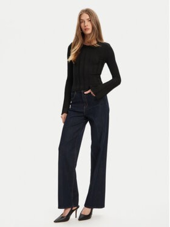 Guess Sweter W5YR13 Z3OT0 Czarny Regular Fit