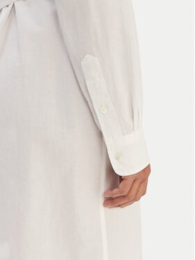 Polo Ralph Lauren Sukienka koszulowa 211B18781001 Biały Regular Fit