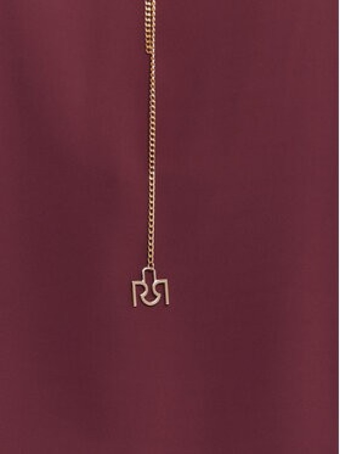 Rinascimento Bluzka CFC0125721003 Bordowy Regular Fit