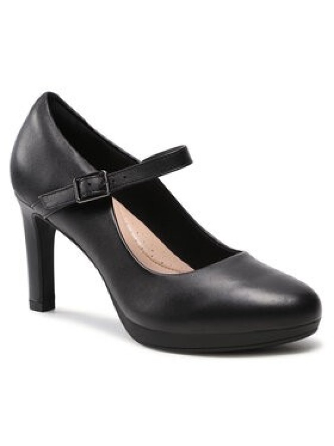 Clarks Półbuty Ambyr Shine 261577844 Czarny