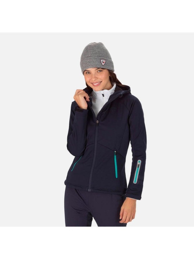 Kurtka do narciarstwa biegowego damska ROSSIGNOL W Softshell Hoodie Jkt