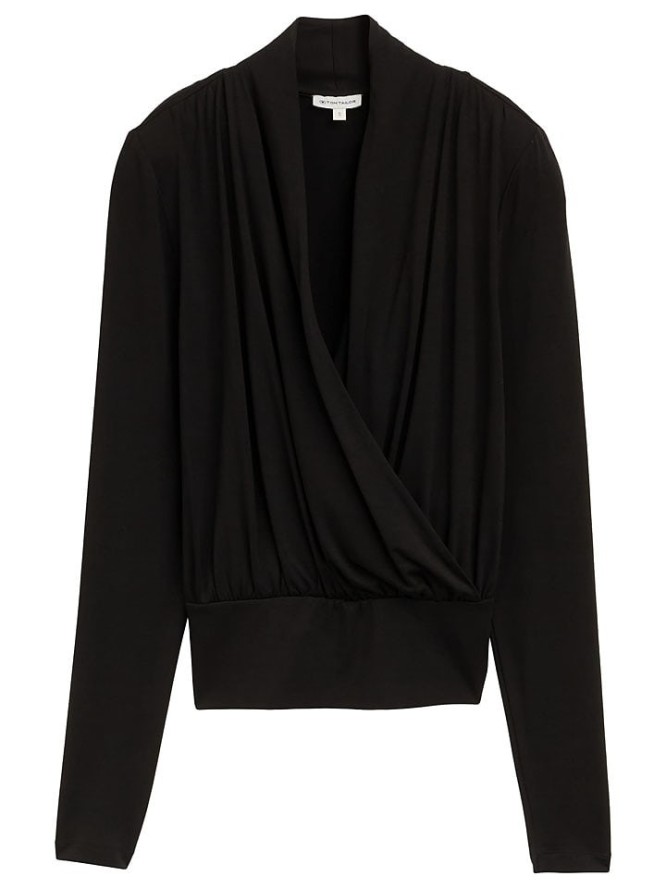 Tom Tailor Bluzka w kolorze czarnym rozmiar: M