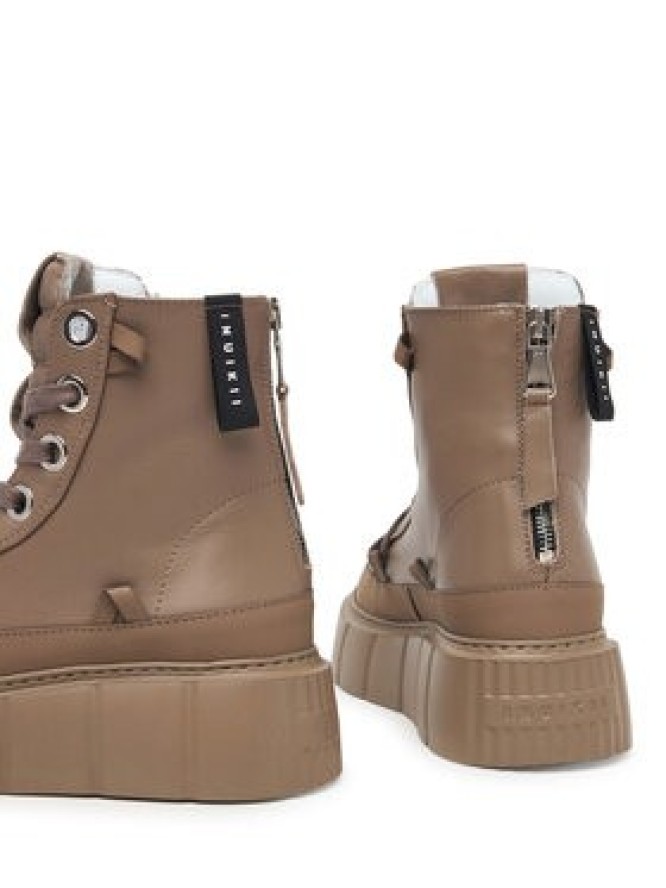 Inuikii Trzewiki Leather Matilda 1001.002.0042.163 Beżowy ciemny