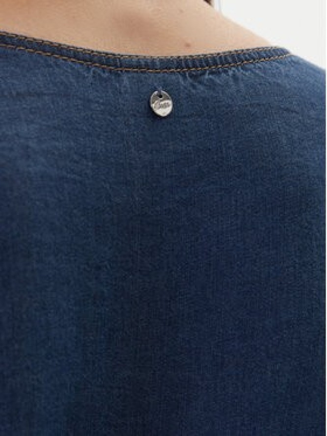 BOSS Sukienka jeansowa C_Dardy 50559071 Niebieski Relaxed Fit