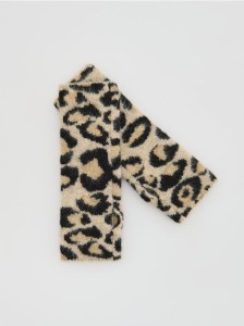 Mitenki z domieszką wełny - wielobarwny