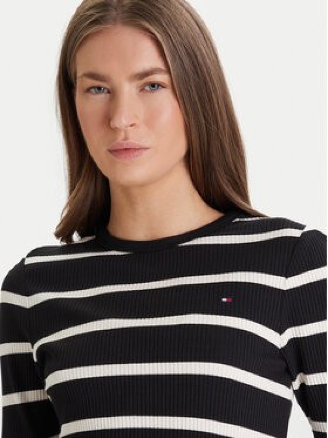 Tommy Hilfiger T-Shirt WW0WW47308 Czarny Slim Fit