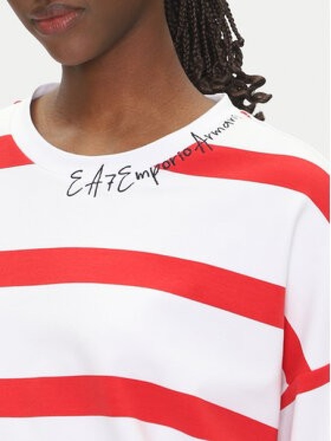 EA7 Emporio Armani Bluza 7W000163 AF12951 F5016 Biały Regular Fit