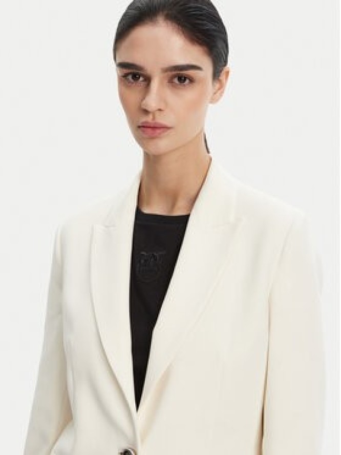 PINKO Marynarka 104930 A213 Biały Regular Fit
