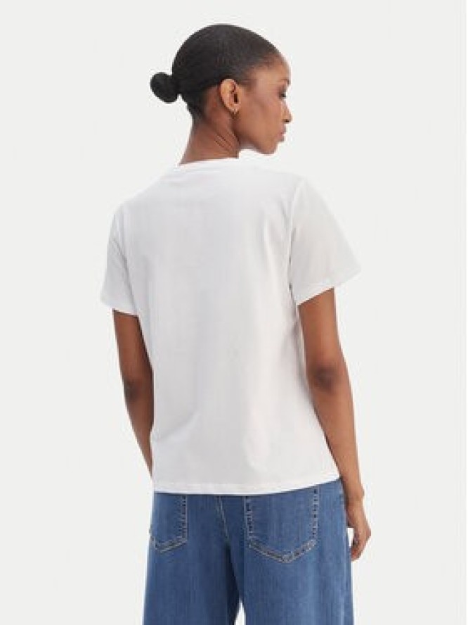Marella T-Shirt Tema 2615971031 Biały Regular Fit